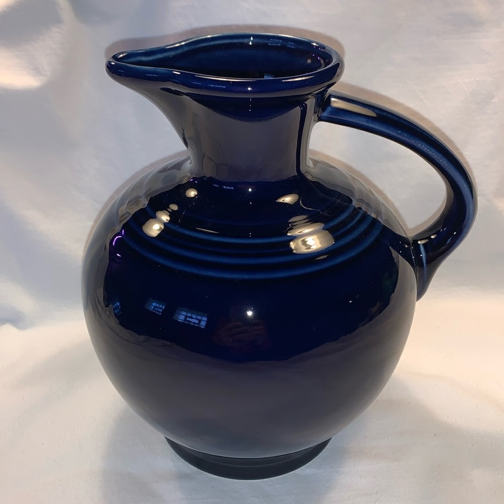 Fiestaware Blue Vintage Pitcher